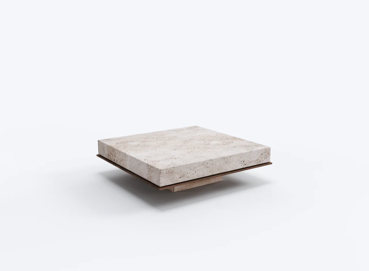 BOLD coffee table with plinth base